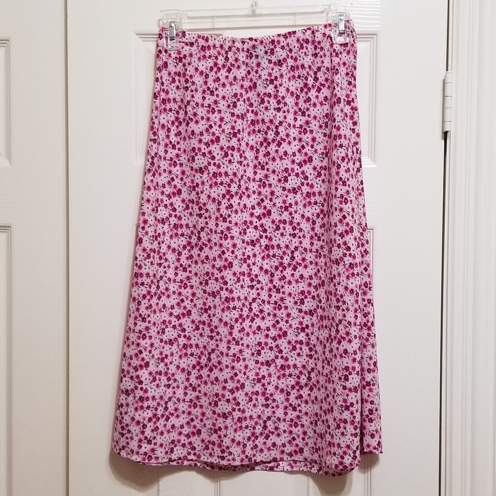 ❤️ Myo Pink Floral Skirt